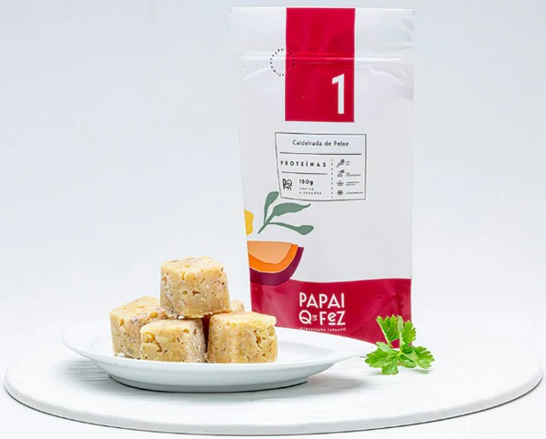 Caldeirada de Peixe em Cubos 150g Papai Que Fez