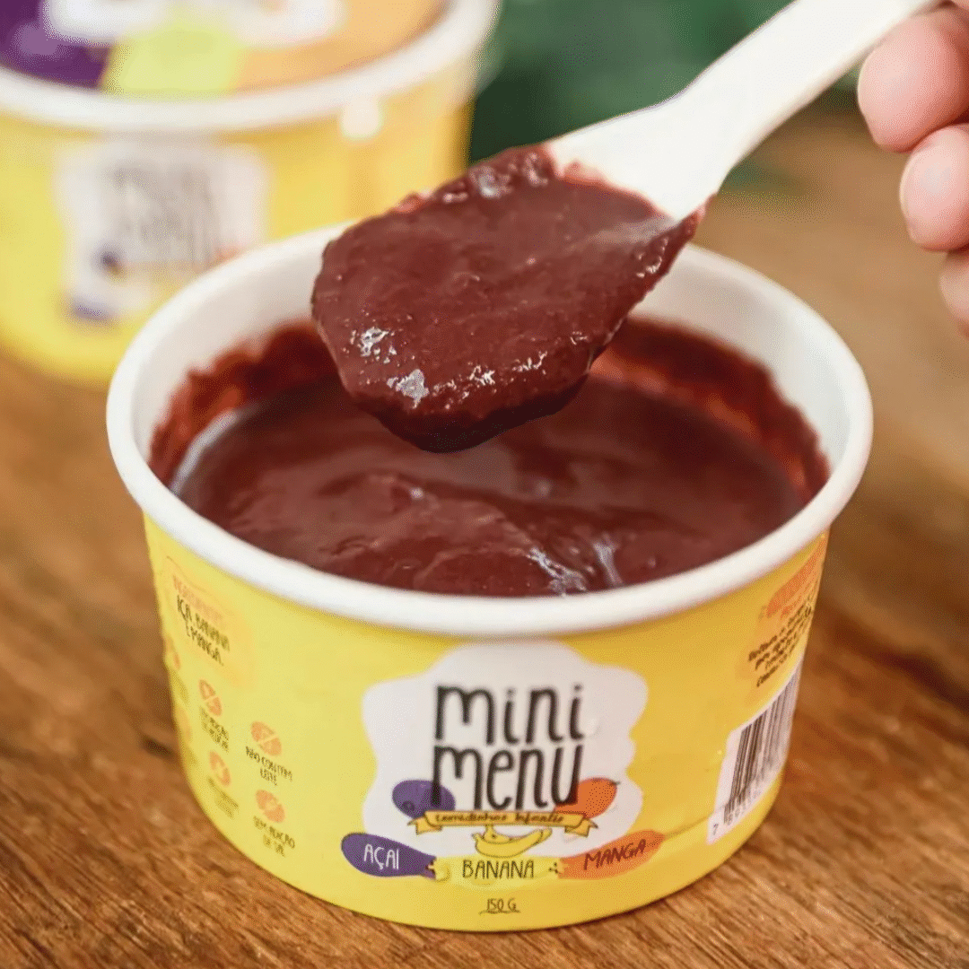 Açaizinho Banana e Manga 150g Mini Menu