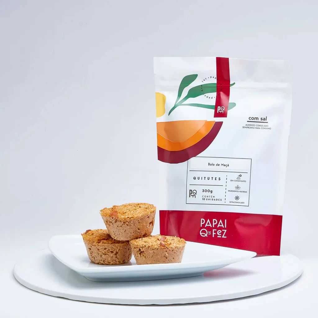 Minibolo Maçã 300g Papai Que Fez