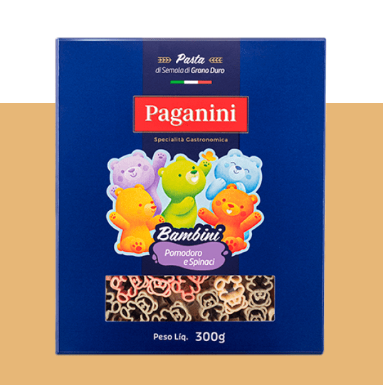 Massinha Ursinhos Bambini 250g Paganini