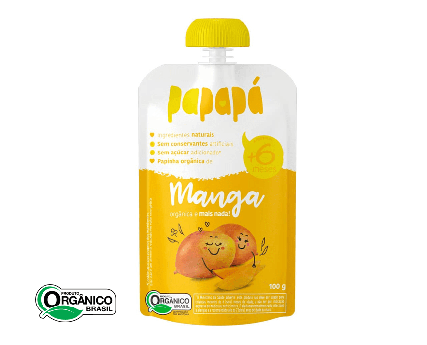 Papinha Manga Orgânica 100g Papapá