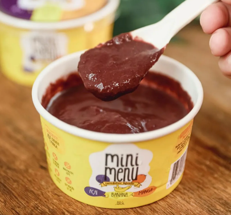Açaizinho Morango e Tamara 200g Mini Menu