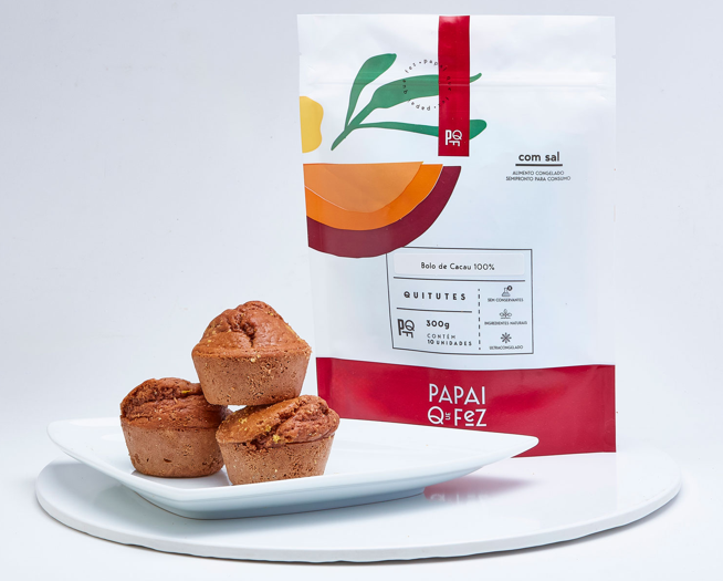 Minibolo Cacau 300g Papai Que Fez