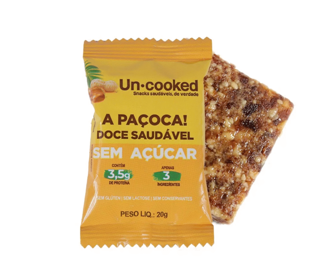 Paçoca de Amendoim 20g UnCooked